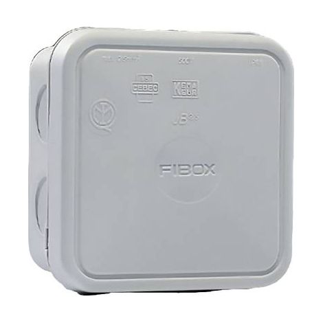 FIBOX 8600670 BOÎTE DE DÉRIVATION (L X L X H) 90 X 90 X 49 MM GRIS (RAL 7035) IP65 1 PC(S)