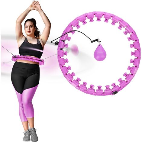 Hula Hoop mit Gewicht in Übergröße, Violett