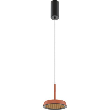 Maytoni El Plafonnier suspendu moderne noir 3000 K 700 lm abat-jour coloré