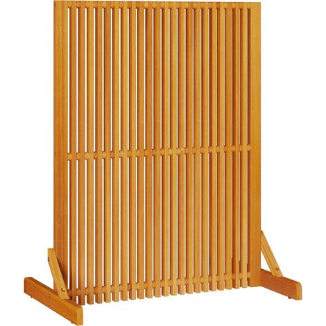 Sichtschutz Braun 79,5 x 50 x 110 cm Massivholz Akazie