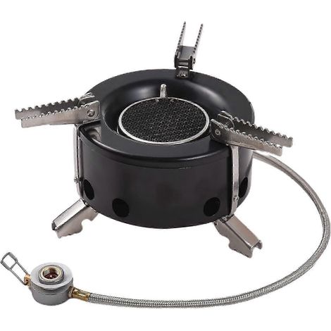 Réchaud à gaz portable infrarouge haute altitude 6000 W, coupe-vent, compatible avec la randonnée en plein air (1/5)