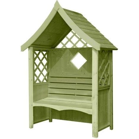 Rose Arbour Garden Arch Seat Approx 4 x 2 Feet