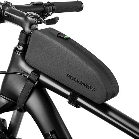 Bolsa impermeable para bicicleta con montaje en cuadro, 1,5 l, AS-019 - negra (1/5)