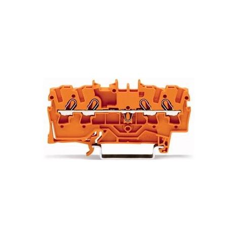 Connecteur de barre omnibus à 4 fils 2,5 mm² orange 2002-1402 topjobs (1/2)