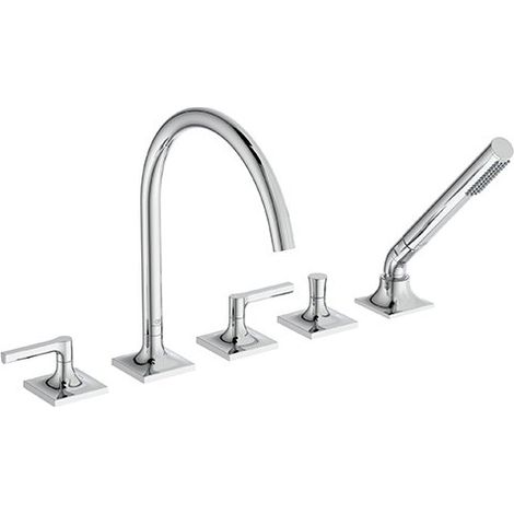 IDEAL STANDARD BD165AA Robinetterie de baignoire 5 trous à poser Joy Neo (1/2)