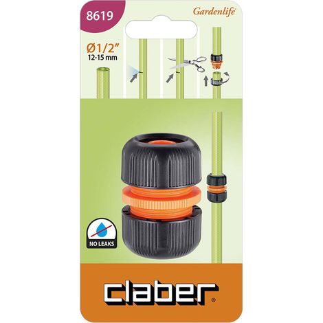 Giuntatubi Riparatore Art 8619 1/2 Claber 2 Blister