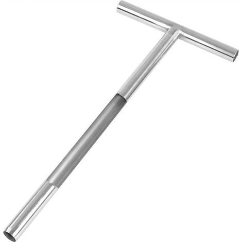 Échantillonneur de sol Portable, poignée en T, outil d'échantillonnage portatif en acier inoxydable pour l'entretien de la pelouse du jardin de la maison (1/5)