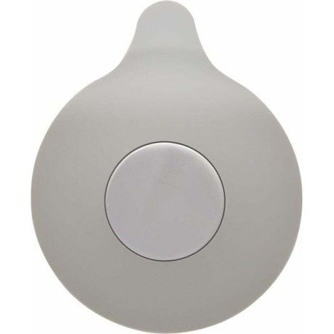 Bouchon Bain et évier Bouchon de Baignoire Silicone Ensemble de Vasque Bouchon d'eau en Caoutchouc Bouche d'aspiration pour Cuisines Salles de Bains Laveries Bouchon (Grey)/ (1/5)