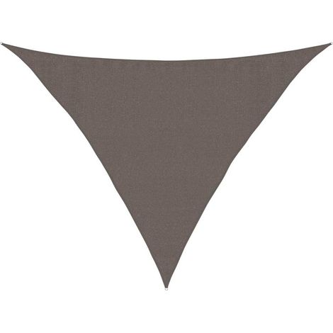 Vela Parasole Telo Ombra Parasole a Vela 160 g/m² Antracite 3,5x3,5x4,9 m in HDPE (1/4)