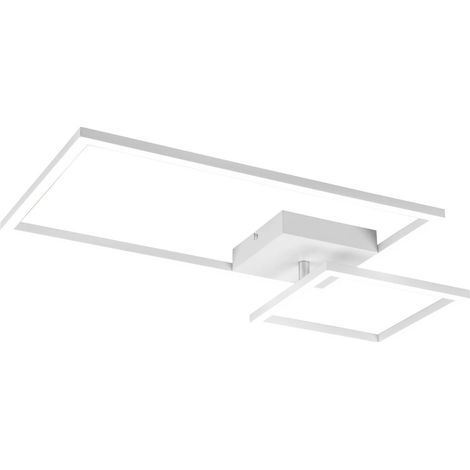 Plafoniera da Interno a LED in Metallo Bianco Opaco (1/5)