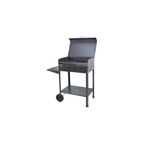 BARBECUE RETTANGOLARE A CARBONELLA STELLA CON RUOTE  griglia cm.57,5x37    MILLE