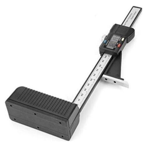 Jauge de Hauteur,0-150mm Jauge de Profondeur Numérique, LCD Digital Display Screen Précision Hauteur Ouverture Profondeur,avec Base Magnétique, noir, une pièce,