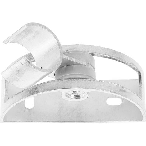 Support de pommeau de douche SHINEOFI en aluminium argenté, robuste et facile à installer (1/5)