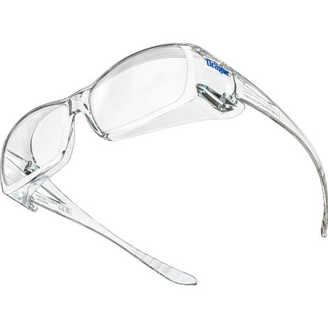 Dräger X-pect 2400 Lunettes de protection légères Pour le chantier, l'atelier, le vélo, le jogging, les services de secours, le laboratoire Transparentes, anti-rayures et anti-buée