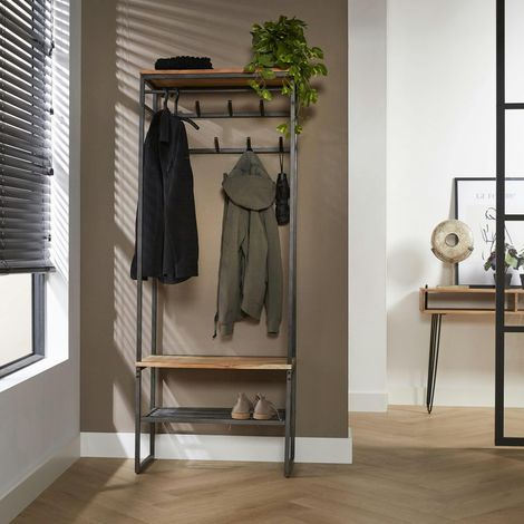Meuble d'entrée en bois d'acacia MELBOURNE (1/5)