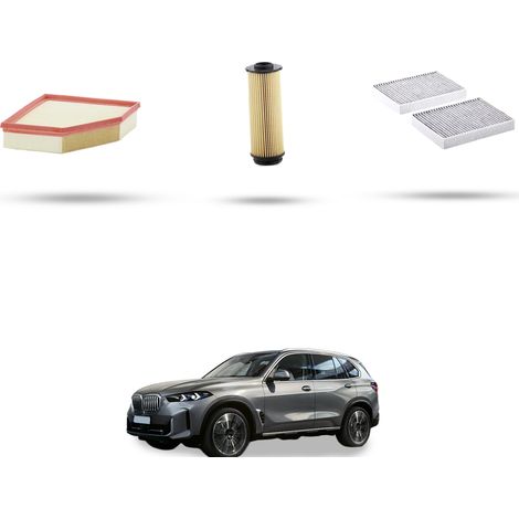 Kit tagliando 3 filtri compatibile con Bmw x5 (G05,F95) 30d hybrid 219kw dal 2023 (1/5)