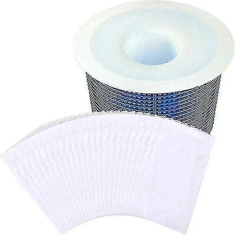 Pack of 10 high-elasticity nylon skimmer socks for pool filtration - AquaForge