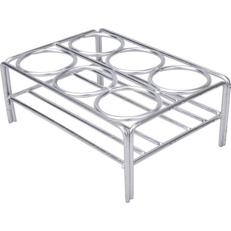Support de creuset 6 trous, diamètre 36mm, fil de nickel chromé, porte-creuset robuste pour laboratoire, équipement de fixation stable. (1/5)