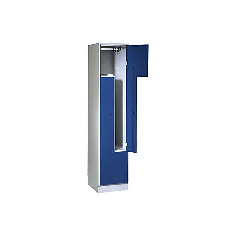 Taquilla en Z München  1 sección  A 400 mm  puertas en azul
