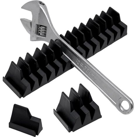 Support de Rangement pour Clés Modulaires Porte-outils pour 23 Clés Mixtes Support de Clé Barres magnétiques Organisateur de Clés à Cliquet
