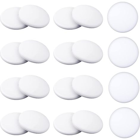 20-teiliger Türstopper-Wandschutz, selbstklebender Stoßdämpfer, wiederverwendbare, stoßdämpfende Silikon-Wandschützer für Türklinken mit Klebefläche und stoßdämpfendem Gel zum Schutz (1/5)