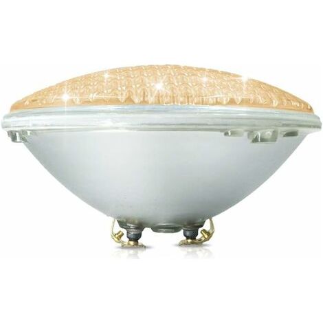 18W Lampe de Piscine LED Blanc chaud Lumière PAR56 12V DC/AC, Etanche IP68 Éclairage sous-marin, Remplacez Les Ampoules halogènes 150W [Classe énergétique A++]