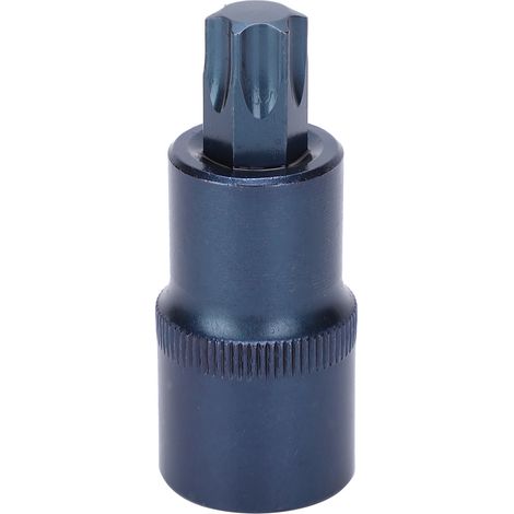 Jeu de douilles étoile T55 S2 acier allié, embout 1/2x55mm, clé à choc rapide, outillage bleui, pour boulons de voiture. (1/5)