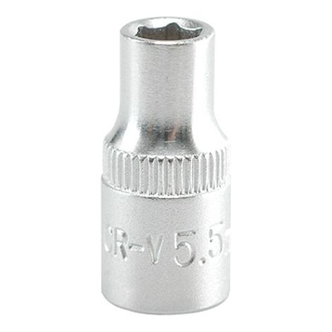 YATO YT-1404 - Toma de 5,5 mm 1/4 "6 pt cv regulares