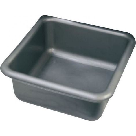 Cuvette carrée - 38 cm - 15 L - gris (1/4)