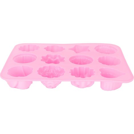 Moule en silicone à 12 compartiments pour gâteaux, puddings et fondants à faire soi-même - Accessoire de cuisine (1/5)