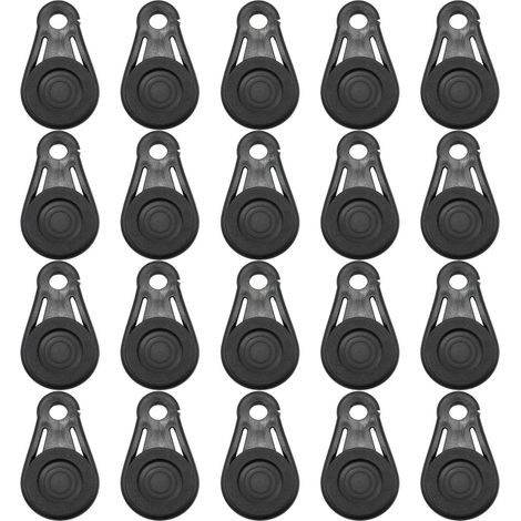 Clips de bâche robustes, clips de bâche robustes avec poignée de verrouillage - Pinces à bâche robustes  Clips d'auvent 20X, accessoires de tente à poignée de verrouillage solide, accessoires de bâch (1/5)