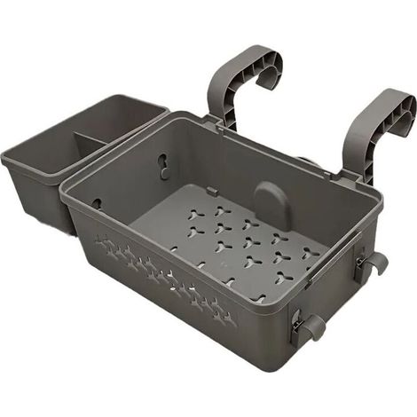 Panier de rangement pour piscines hors sol. accessoires de piscine hors sol. panier de rangement pour piscine avec porte-gobelet de piscine. (1/4)