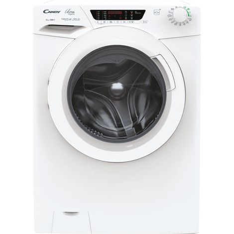 Candy Ultra Hygiene Ultra, Lavatrice Carica Frontale 13 KG, Classe A, 1400 giri, Bianco, Inverter, Vapore, Wi-Fi, Ciclo Igiene, HES14134TWM/1-S