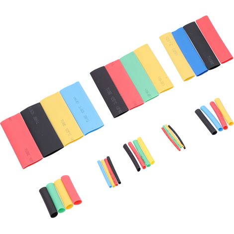 Kit de 328 gaines thermorétractables pour câbles électriques