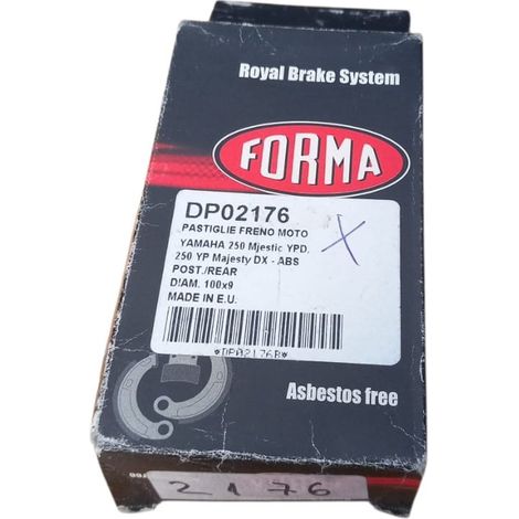Pastigle freno moto per yamaha 250 mjestic ypd/yp/dx -abs (1/4)