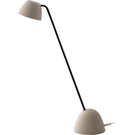 Lampada da Tavolo LED Meleti 12W Dimmerabile Colore Tortora 3000K CRI95 - Illuminazione Moderna per Scrivania - Rossini Group (1/5)