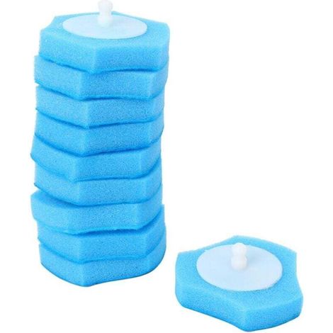 Lot de 32 Brosses de Rechange WC Jetables pour Nettoyage Toilette (1/4)