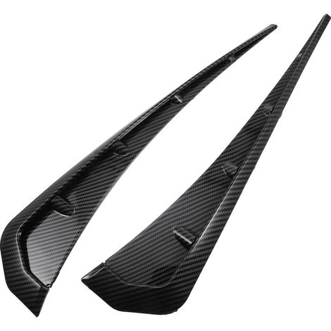 Stickers Side Fins Carbon Fiber Side Vent Spoiler Car Side
