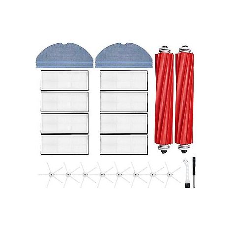 Lot de 24 filtres pour brosses latérales principales Xiaomi Roborock S7 T7s T7s Plus (1/4)