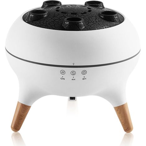 Flammen-Aroma-Diffuser 250ml, Ultraschall, LED, Timer, Luftbefeuchter (1/5)