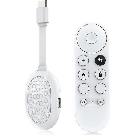 Clé TV Android 14 Allwinner H313 Q2S avec télécommande vocale, compatible YouTube, Google, Wifi 6, Bluetooth 5.0 et boîtier TV 8K. (1/5)
