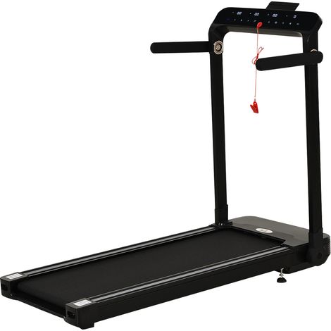 Folding Treadmill, 1.85HP Installation-Free Walking Jogging Running Machine, 12KM/H with 12 Pre-Programs LED Display for Home Gym Office (1/5)