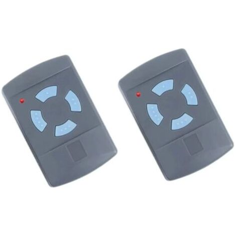 2PACK Télécommande de Garage Sdre HSM4 868 MHz avec 4 Boutons Couleur Bleue Remplacer Les émetteurs Hormann 868 MHz HS4 HSM2 HSP4 868 HS1 868 Tubauto HSM4 868 Tubauto HS4 868Fréquence (1/4)
