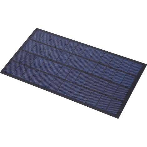 Panneau Solaire 12V 7W Époxy Chargeur Batterie Haut Rendement pour Lampes de Jardin Lampes Torches Jouets (1/5)
