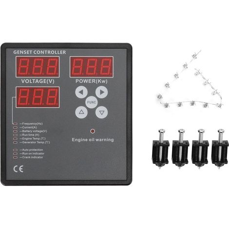 Contrôleur de groupe électrogène, panneau PC à affichage LED de 0,56 pouces pour générateur Diesel SGC501 avec Interface TTL (1/5)