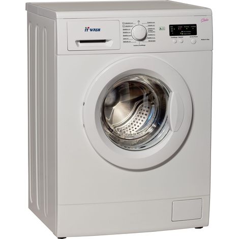 SanGiorgio G710 Lavatrice Libera Installazione Caricamento Frontale 7 kg Classe D 1000 Giri/min Bianco (1/2)