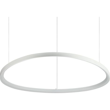 Ideal Lux Sospensione Moderna Gemini 1 luce LED integrato bianco metallo