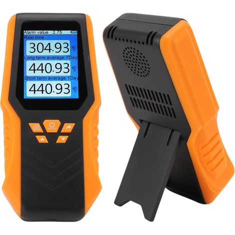 Détecteur de Radon, Kit de Test de Radon Portable pour la Maison, Moyen à Court Terme à Court Terme à PCI/L ou Bq/m³ pour Le sous-Sol (1/5)
