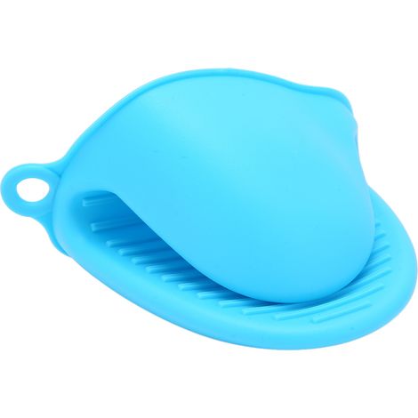 Gants de cuisine en silicone résistants à la chaleur pour l'épilation au four et à la cire, utilisables en bleu salon. (1/5)