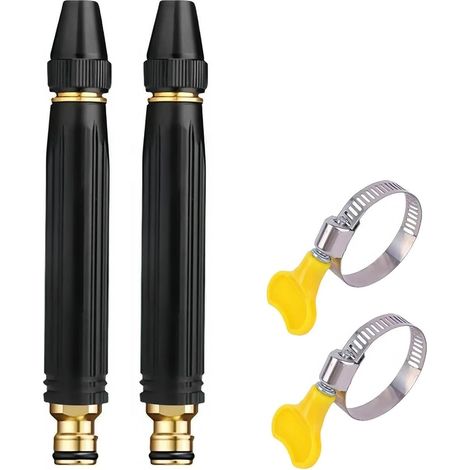 Ugello ad alta pressione per tubo da giardino, pistola per autolavaggio, getto potente e regolabile per patio/vialetto/piante (1/5)